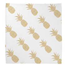 Bandana de abacaxi Dourado
