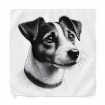 Drawing of Jack Russell Terrier