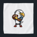 Bandana Eagle American Football<br><div class="desc">Águia branca jogando futebol americano</div>