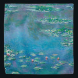 Bandana Famílias por Claude Monet Fine Art Painting<br><div class="desc">Linda obra-prima de Claude Monet - Water Lily de seu jardim em Giverny,  França. Uma das mais famosas pinturas de arte na história da arte e um belo exemplo de impressionismo. Este é um trabalho de arte maravilhoso e um presente de excelente para amantes da arte.</div>