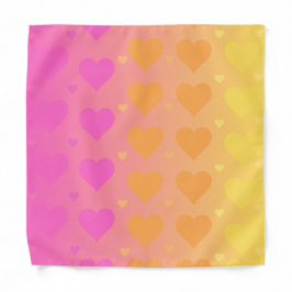 Bandana gradient heart leggings