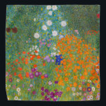 Bandana Gustav Klimt - Jardim Flor<br><div class="desc">Jardim Flor - Gustav Klimt em 1905-1907</div>