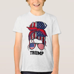 Bandana Headscarf Sungles Girls Trump _1