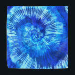 Bandana Hippie Tie Dye Pattern Watercolor Blue Modern<br><div class="desc">Hippie Tie Dye Pattern Watercolor Blue Modern</div>