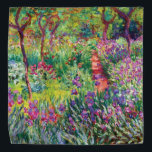 Bandana Jardim Íris por Claude Monet<br><div class="desc">Por favor, visite minha loja para obter design mais interessante e mais opções de cores.
=> zazzle.com/colorfulworld*</div>