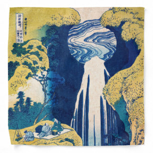 Bandana Katsushika Hokusai - Amida Falls