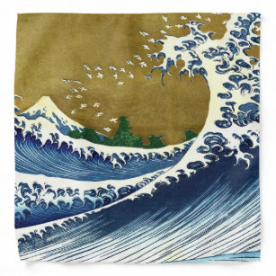 Bandana Katsushika Hokusai - Onda Grande Colorida