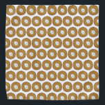 Bandana Latkes Potato Pancake Hanukkah Comida de Feriado J<br><div class="desc">Design apresenta um marcador original ilustrativo de uma deliciosa panqueca de batata latke revestida com creme azedo, um grampeador na cozinha judaica. Ideal para Hanukkah, ou como presente para seu alimento favorito. Este design latke também está disponível em outros produtos. Muitos designs adicionais estão também disponíveis neste compro! Não vê...</div>