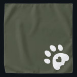 Bandana Maneira Moderna Imprimir Cachorro Pet Care<br><div class="desc">Banda de Pet de Impressão Moderna - use a ferramenta design para alterar a cor e o tamanho ou posicionamento de todos os elementos do design e da cor de fundo.</div>
