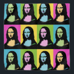 Bandana Mona Lisa - Estilo de Arte Pop<br><div class="desc">Mona Lisa está estilizada na Pop Art e seu famoso sorriso também está colorido. Para amantes da Pop Art e em relação à pintura de Leonardo Da Vinci, esta é a Art Revisited e os nossos animais de estimação também merecem o melhor!!</div>
