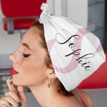 Bandana Monograma de Nome Personalizado Moderno - Rosa<br><div class="desc">Monograma de Nome Personalizado Moderno - Rosa</div>