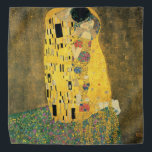 Bandana O Beijo de Gustav Klimt, Vintage Art Nouveau<br><div class="desc">O Beijo (Der Kuss) (1907/08) de Gustav Klimt é provavelmente a sua obra mais famosa. Klimt iniciou o seu trabalho em 1907 e é o ponto alto do seu chamado "Período Ouro". O Beijo é uma vintage Era Vitoriana Simbiolismo belo amor pela arte e pintura romântica apresentando um casal romântico...</div>
