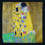 Bandana O Beijo, Gustav Klimt<br><div class="desc">Gustav Klimt (14 de julho de 1862 - 6 de fevereiro de 1918) era um pintor simbólico austríaco e um dos membros mais destacados do movimento Viena Secessão. Klimt é notado por suas pinturas, murais, esboços, e outros objetos de arte. Além de suas obras figurativas, que incluem alegorias e retratos,...</div>
