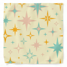 Padrão de estrelas coloridas retrô
