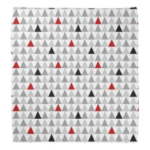Padrão de Triângulo da Cinza Negra Vermelha