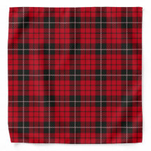 Padrão de Verificação de Xadrez Vermelho do Tartan