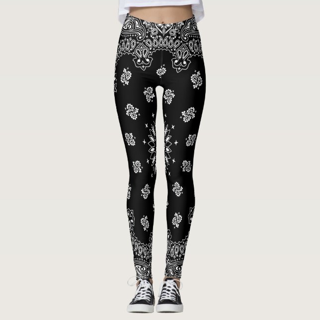 bandana paisley leggings (Frente)