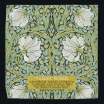 Bandana Pimpernel Design por William Morris<br><div class="desc">Complexo design Floral de William Morris,  a natureza inspirada no campo,  jardins,  flores e plantas. Itens de classe</div>