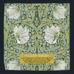 Bandana Pimpernel Design por William Morris<br><div class="desc">Complexo design Floral de William Morris,  a natureza inspirada no campo,  jardins,  flores e plantas. Itens de classe</div>