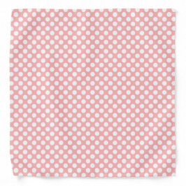 Bandana - Polkadots Cor-de-Rosa e Branco