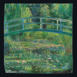 Bandana Ponte Japonesa (Water-Lily Pond), Monet<br><div class="desc">Oscar-Claude Monet (14 de novembro de 1840 - 5 de dezembro de 1926) era pintor francês, fundador da pintura impressionista francesa e o praticante mais consistente e prolífico da filosofia do movimento de expressar as suas percepções antes da natureza, especialmente quando aplicada à pintura da paisagem aérea. O termo "Impressionismo"...</div>