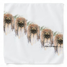 Ron Hevener Pekingese Glamor Scarf