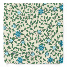 Seamless floral pattern on beige background