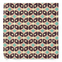 Seamless geometric pattern in dark brown leaf 