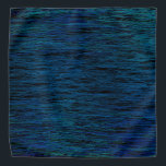 Bandana Textura Simples de Abstrato de Teal Azul Negro<br><div class="desc">Esta design na moda elegante trará o seu lado moderno. Seus tons escuros de preto,  azul e lacre criam uma textura única de escrivação que certamente fará uma declaração atraente.</div>