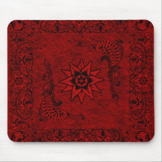 Bandana vermelho Mousepad do vintage ocidental