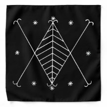 Veve branca de Ayizan em preto