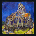 Bandana Vincent van Gogh - A Igreja em Auvers<br><div class="desc">Igreja de Auvers / l'Eglise à Auvers-sur-oise de Vincent Van Gogh em 1890</div>