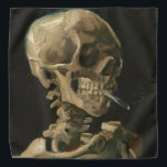Bandana Vincent Van Gogh - Crânio com Cigarro Queimado<br><div class="desc">Vincent Van Gogh - Crânio com Cigarro Queimado</div>