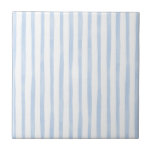Bandas Azuis Orgânicas<br><div class="desc">Azulejo de cerâmica de Stripe Azul Orgânico</div>