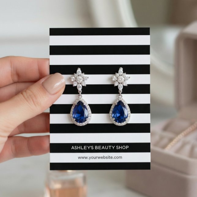 Bandas brancas pretas clássicas entrelaçando placa (Criador carregado)