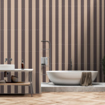 Bandas castanhas claras e escuras