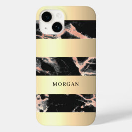 Bandas Douradas, mármore Dourado preto e Rosa, nom