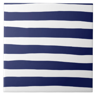 Bandas irregulares - Azul e branco