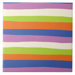 Bandas irregulares - Azul, Laranja, Roxo, Verde e
