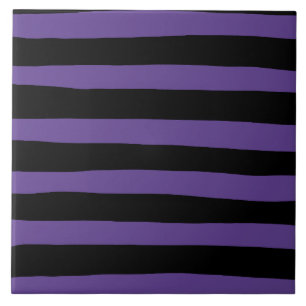 Bandas irregulares em roxo e preto