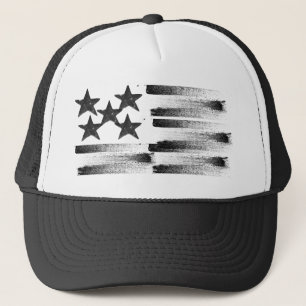 Bandeira abstrato-americana no Boné