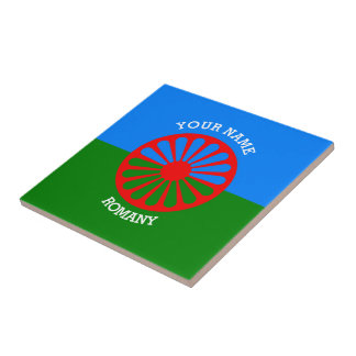 Bandeira aciganada personalizada dos viajantes do