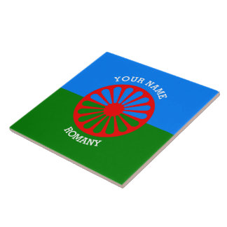 Bandeira aciganada personalizada dos viajantes do