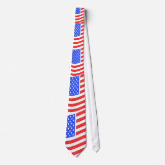 Bandeira americana 4o de gravatas de julho