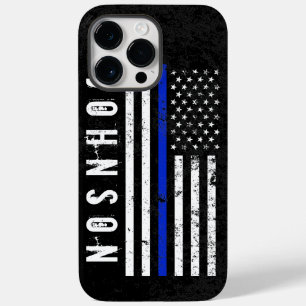 Bandeira americana afligida do estilo da polícia