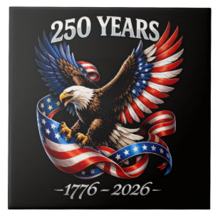 Bandeira Americana Águia de Aniversário de 250 Ano