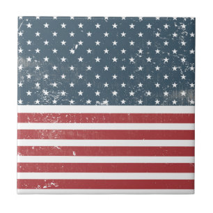 bandeira americana angustiada