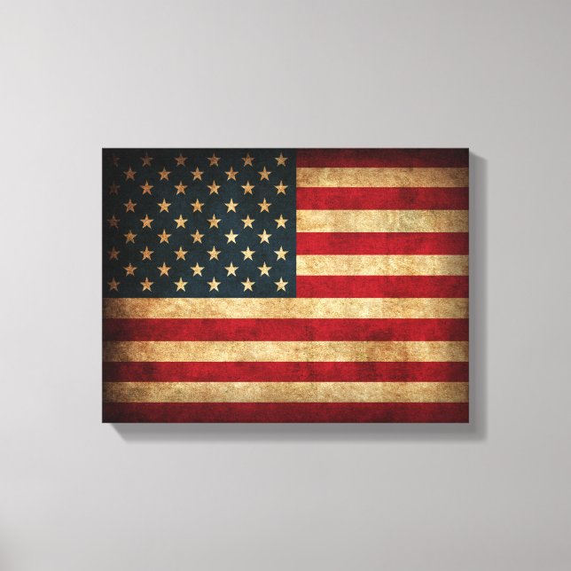 Bandeira Americana Canvas Incomodada (Frente)
