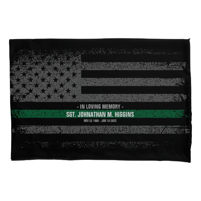 Bandeira Americana da Linha Verde Militar  (Frente)