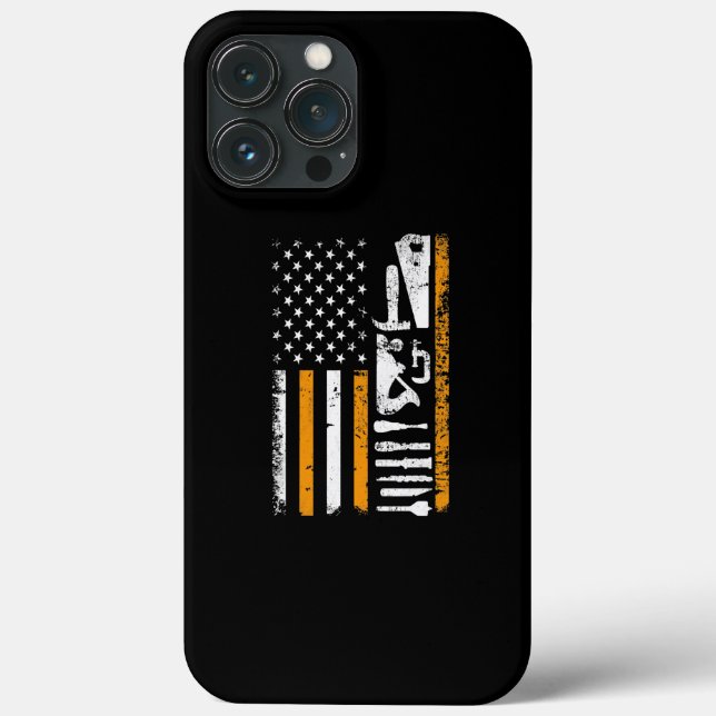 Bandeira Americana Dão presentes Madeira de carpin (Verso)